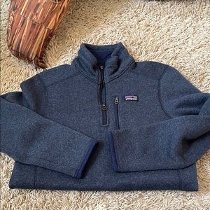 Patagonia Navy Fleece Pullover